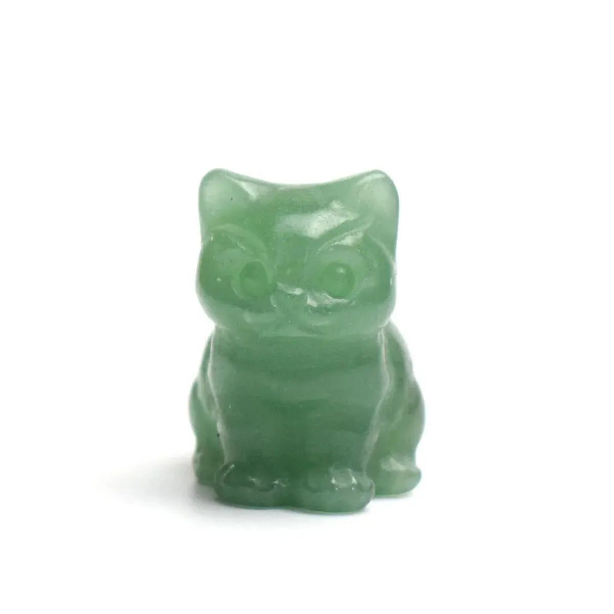Natural Crystal Cat Ornaments Hand-carved Kitten Crystal Original Stone Gem DIY Animal Handicrafts Artworks